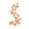 6ft. Pre-Lit Autumn Maple Artificial Fall Garland with 54 Warm White LED Lights